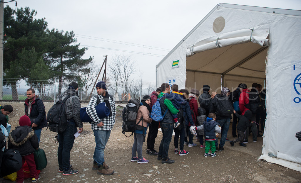 Paso fronterizo de Eidomeni. Foto: Pablo Ibáñez.