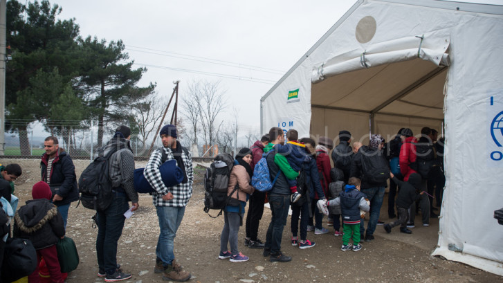 Paso fronterizo de Eidomeni. Foto: Pablo Ibáñez.