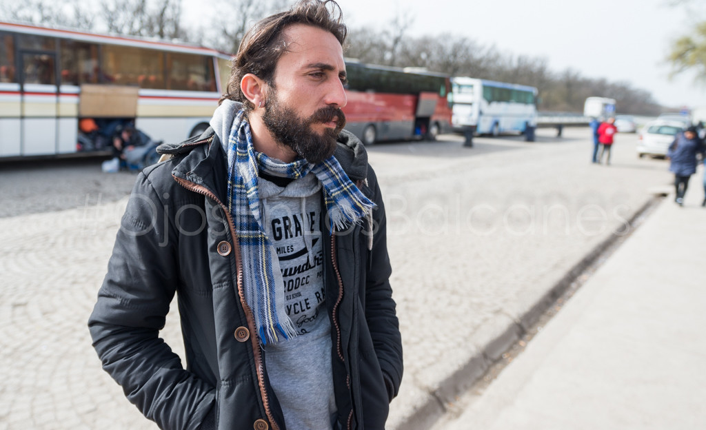 Ciwan en el campo de refugiados de Adasevci. Foto: Pablo Ibáñez.